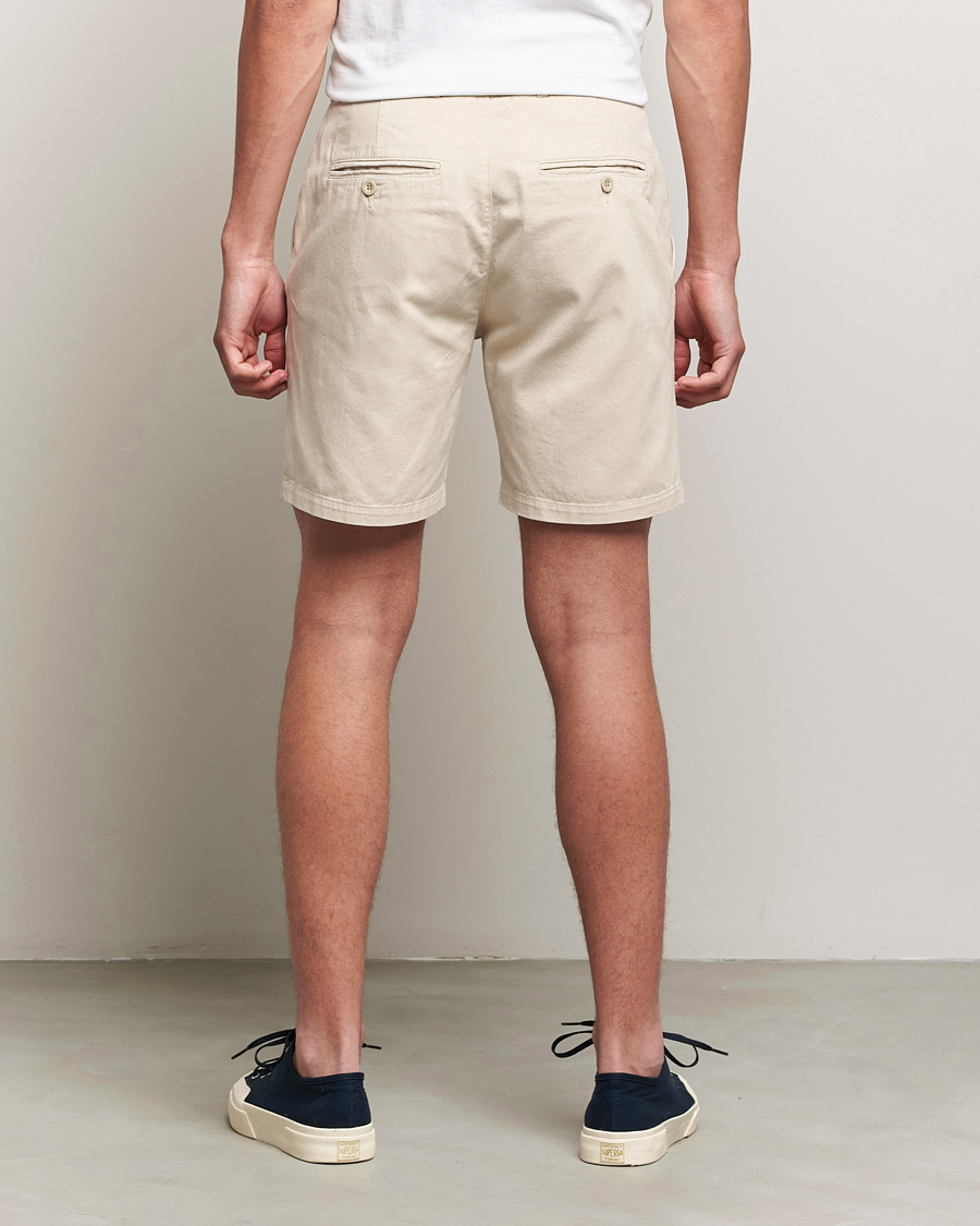 Men | Shorts | A Day's March | Erie Cotton Chino Shorts Oyster