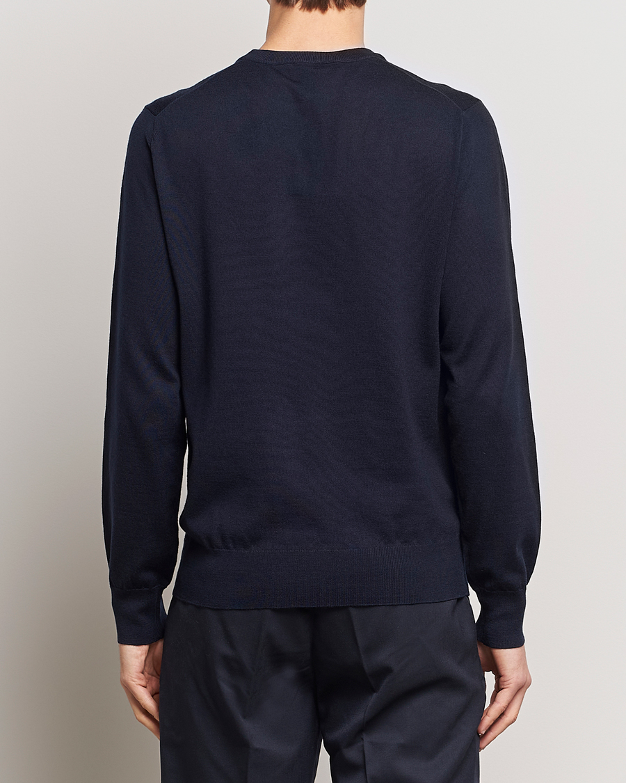 Men | Sweaters & Knitwear | Filippa K | Merino Round Neck Sweater Navy