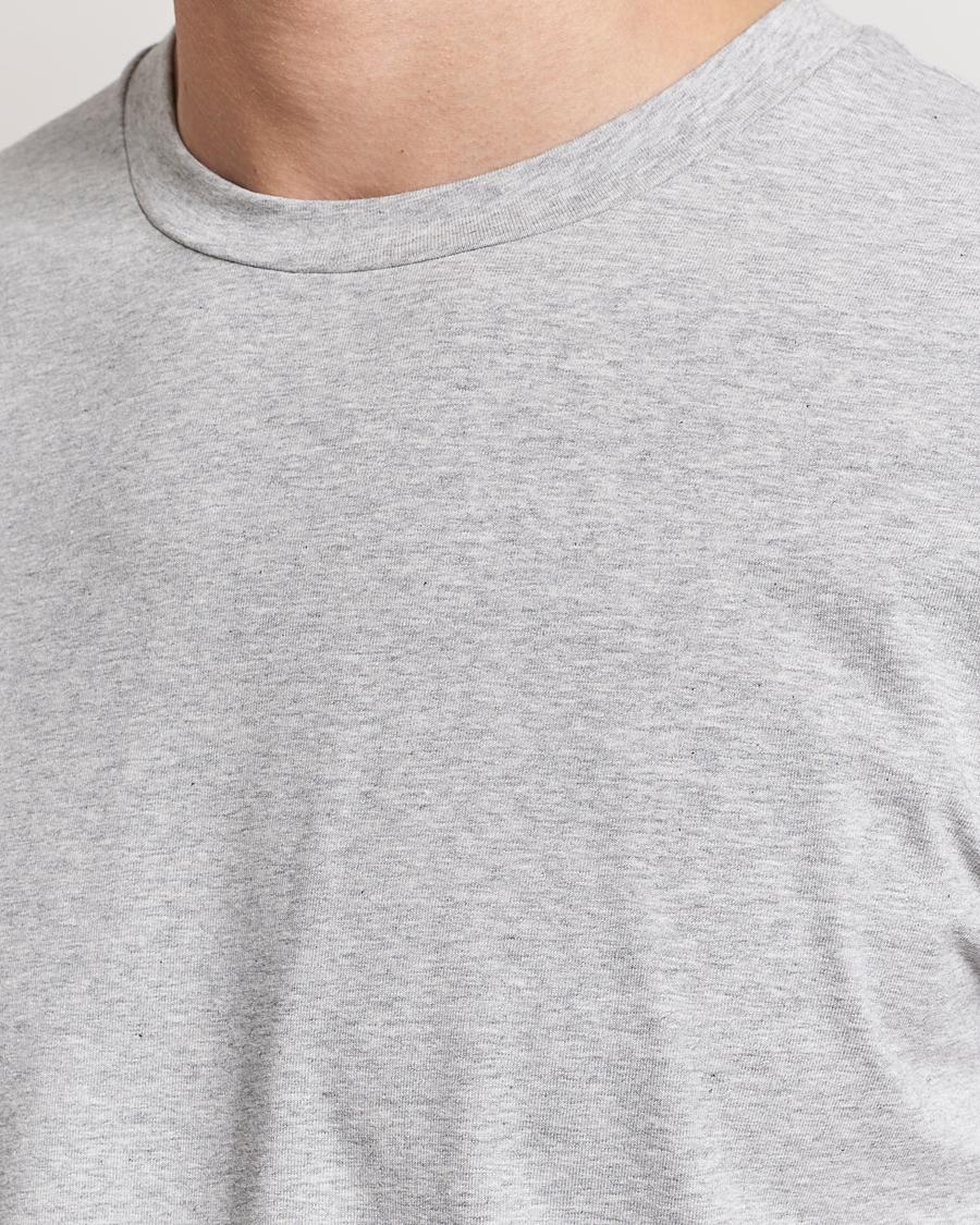 Men | T-Shirts | Filippa K | Soft Lycra Tee Light Grey Melange