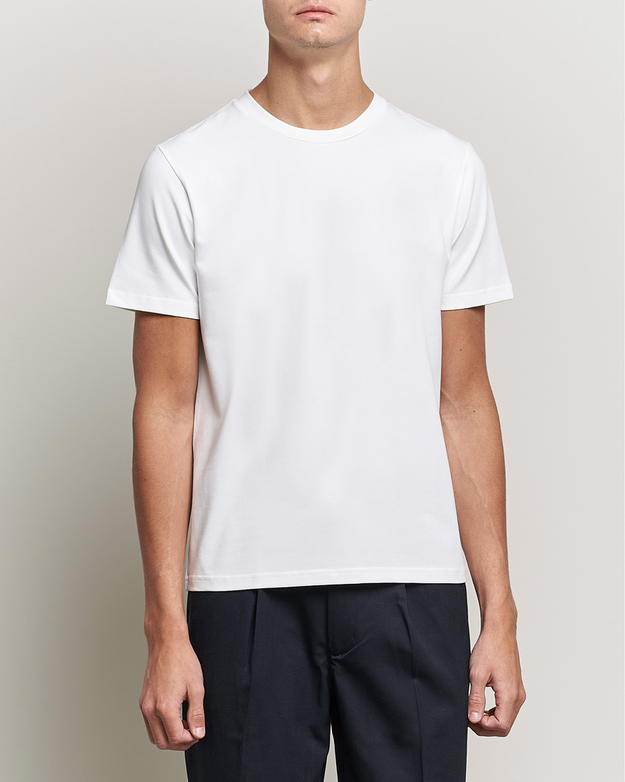 Men | T-Shirts | Filippa K | Stretch Cotton Tee White