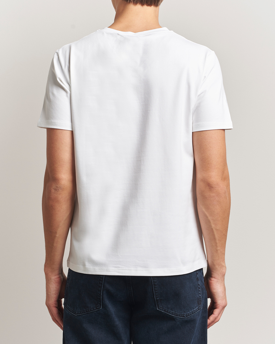 Men | T-Shirts | Filippa K | Soft Lycra V-Neck Tee White
