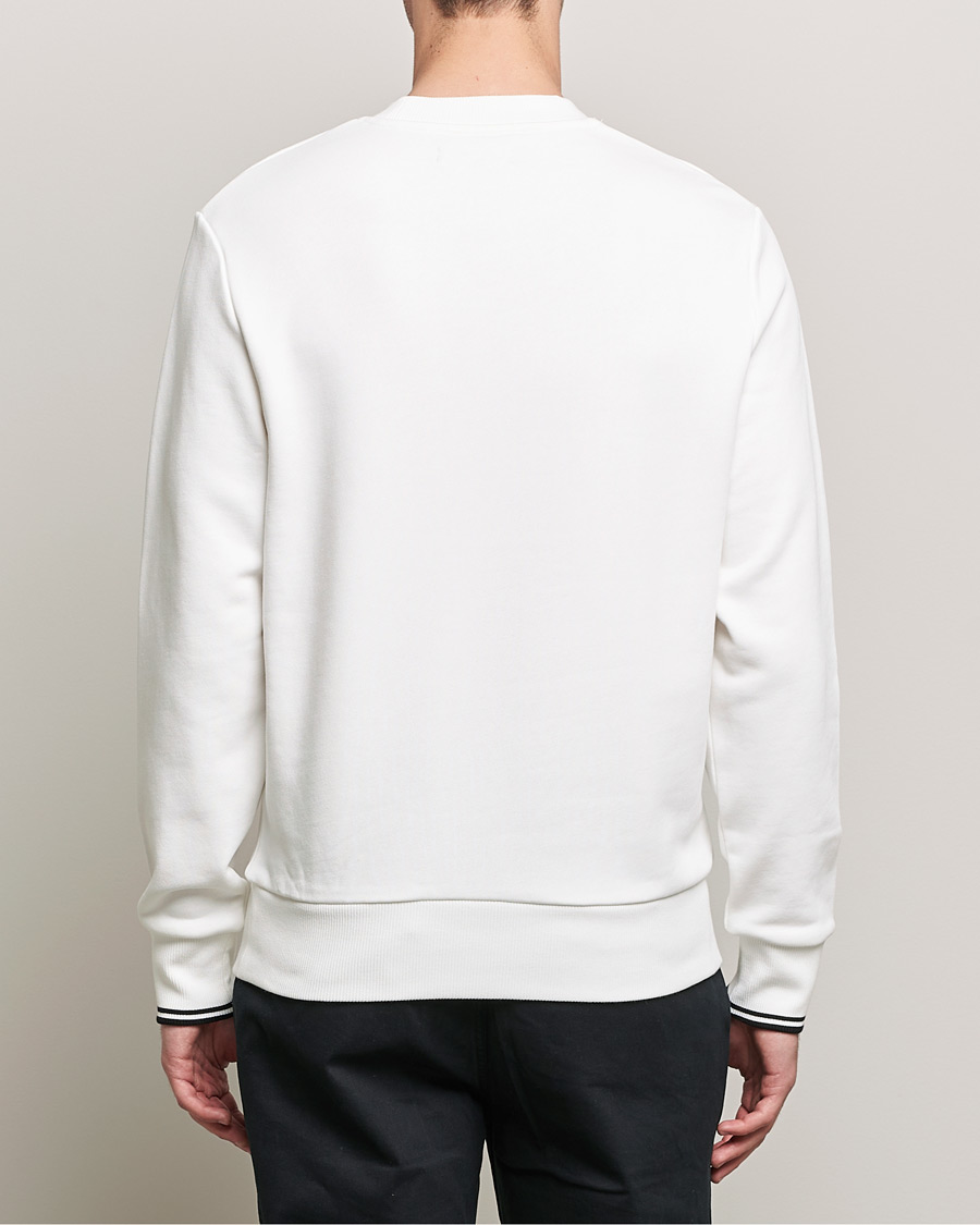 Men | Sweaters & Knitwear | Fred Perry | Crew Neck Sweatshirt Snow White