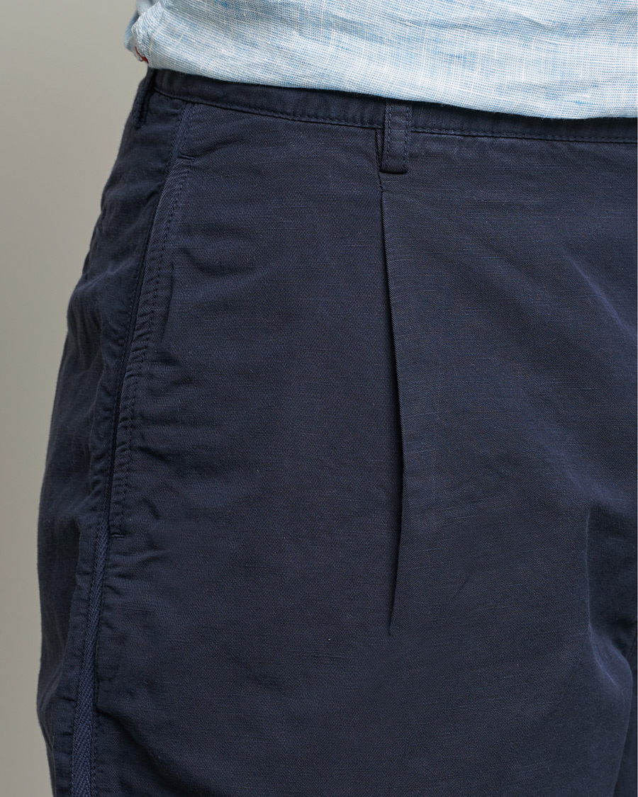 Men | Shorts | Orlebar Brown | Searose Linen/Cotton Shorts Night Iris