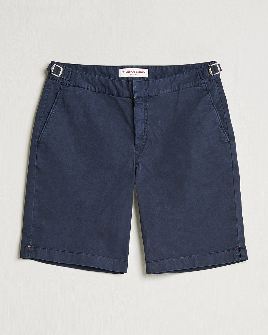 Men | Shorts | Orlebar Brown | Dane Cotton Twill Shorts Night Iris