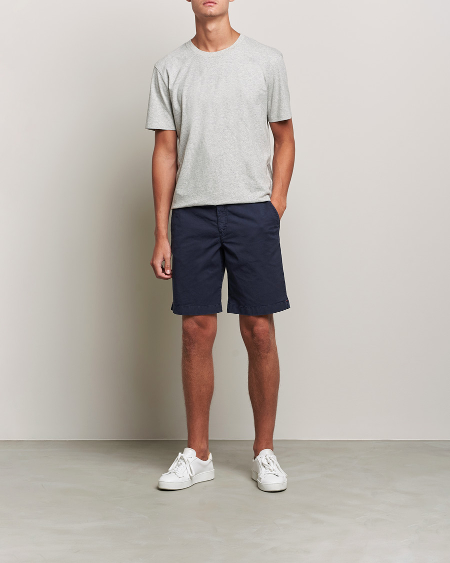Men | Shorts | Orlebar Brown | Dane Cotton Twill Shorts Night Iris