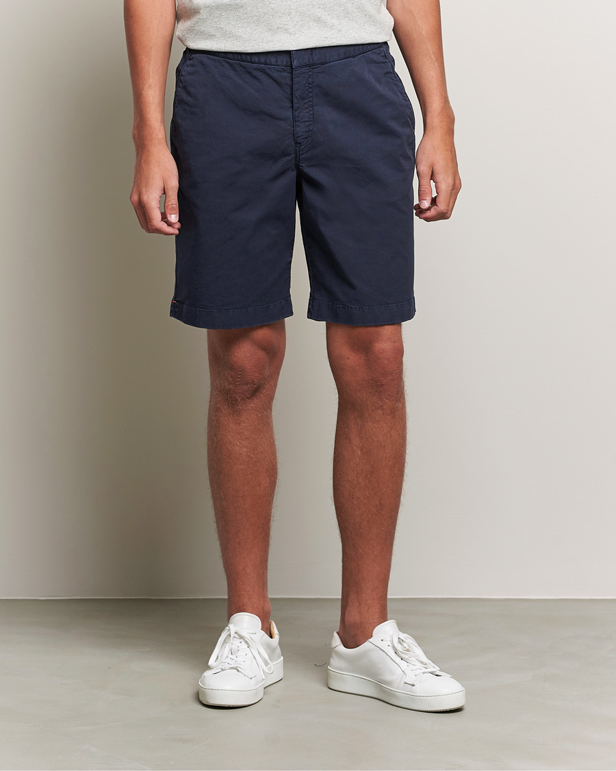 Men | Shorts | Orlebar Brown | Dane Cotton Twill Shorts Night Iris