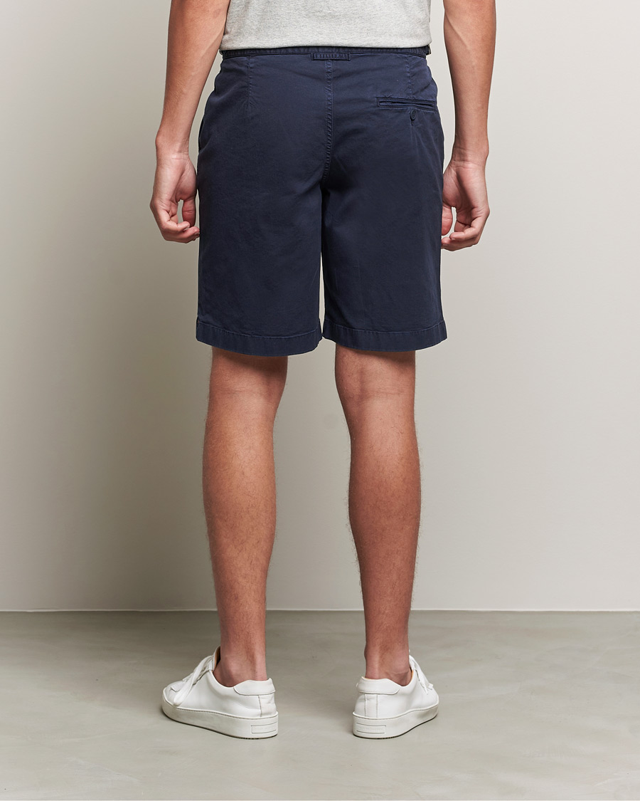 Men | Shorts | Orlebar Brown | Dane Cotton Twill Shorts Night Iris