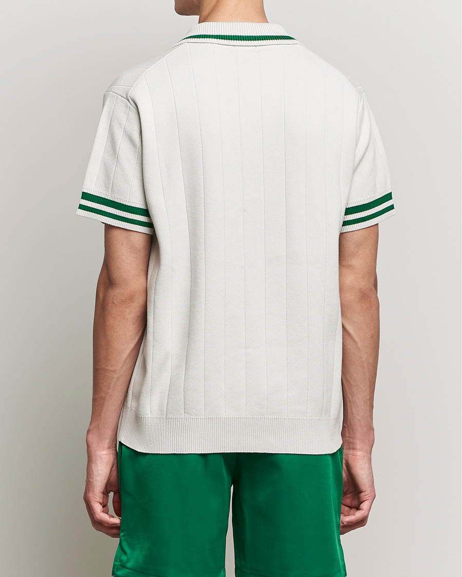 Men | Polo Shirts | GANT | Raquet Club Knitted Polo Creme