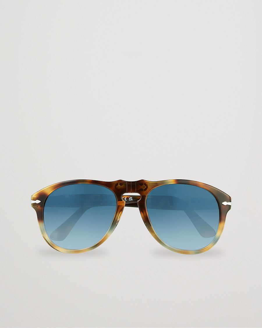 Men | Persol 0PO0649 Sunglasses Havana/Blue | Persol | 0PO0649 Sunglasses Havana/Blue