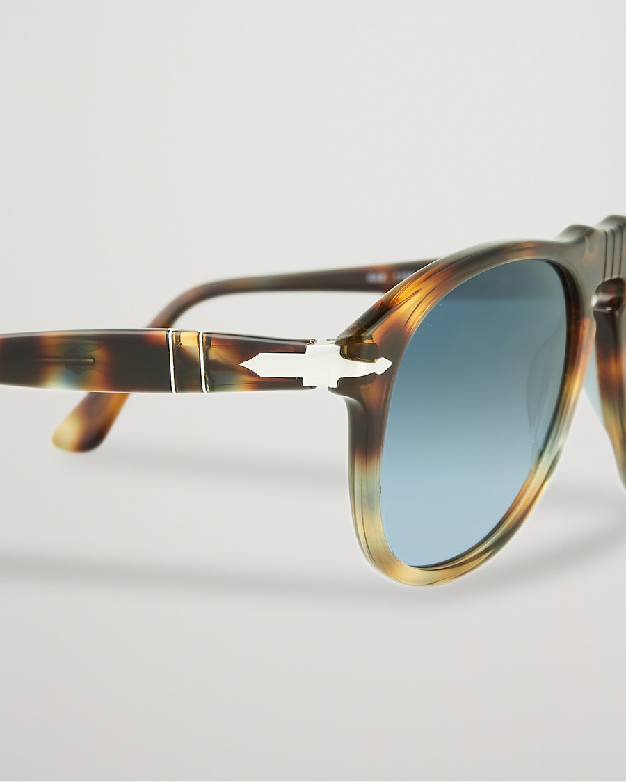 Men | Persol 0PO0649 Sunglasses Havana/Blue | Persol | 0PO0649 Sunglasses Havana/Blue