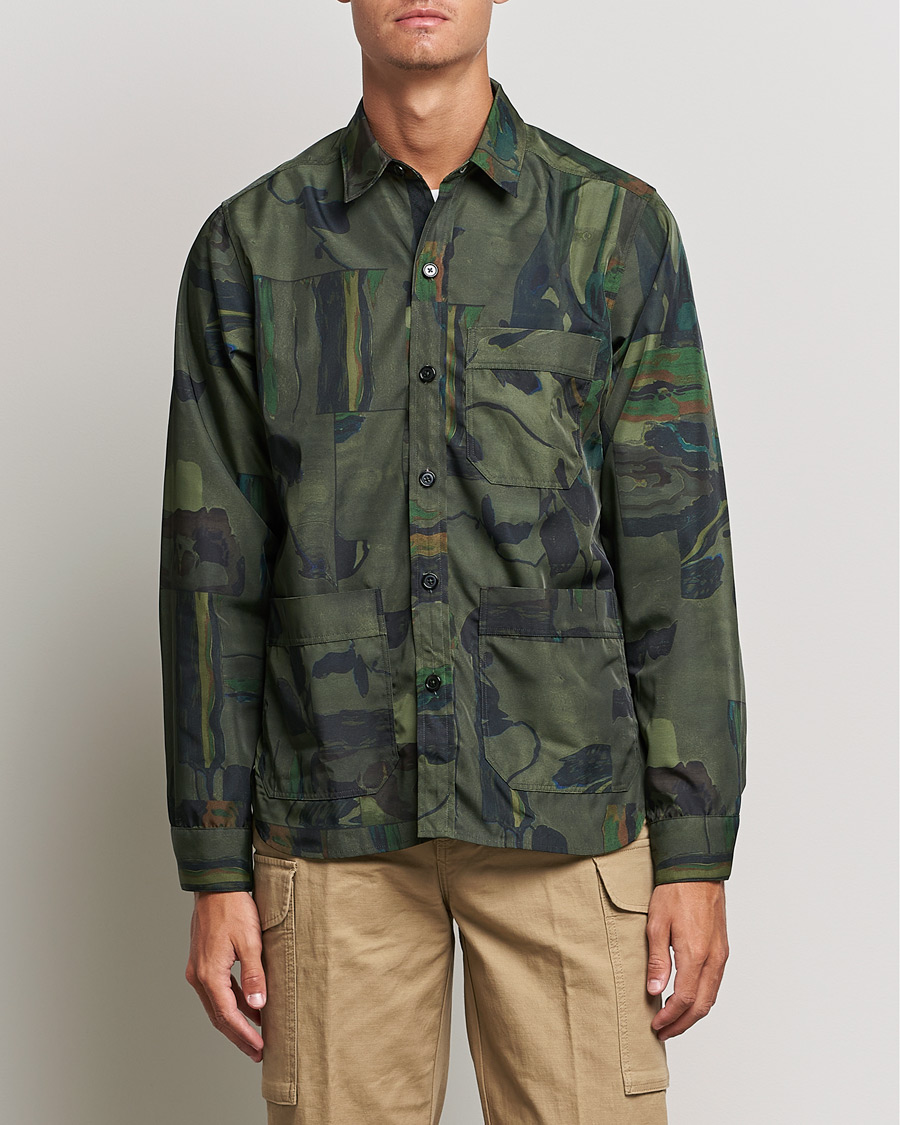 Men | Shirts | Paul Smith | Modern Overshirt Green