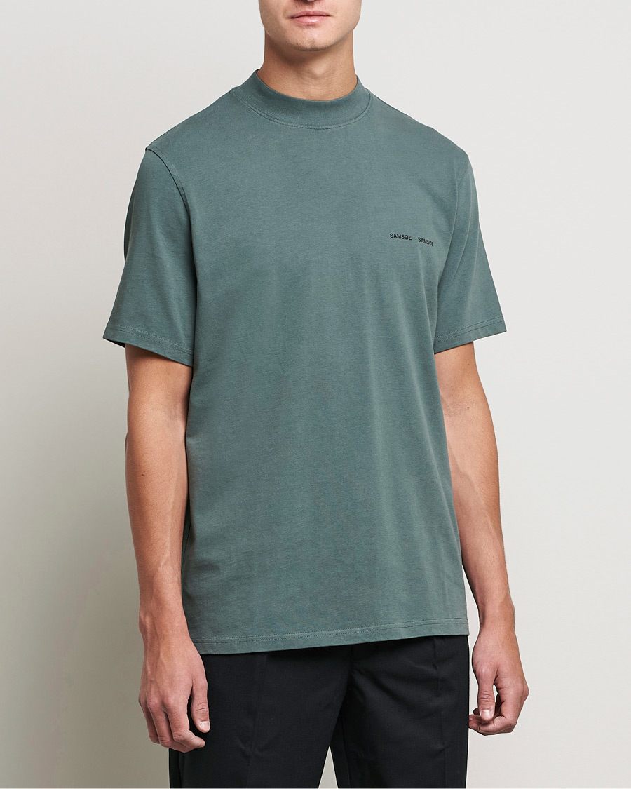 Men | T-Shirts | Samsøe Samsøe | Samsøe & Samsøe Norsbro T-shirt Balsam Green