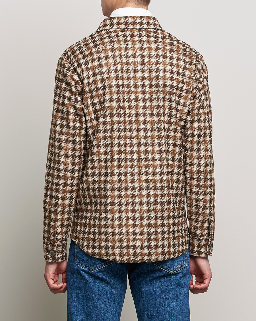 Men | Shirts | Oscar Jacobson | Milron Shirt Jacket Brown