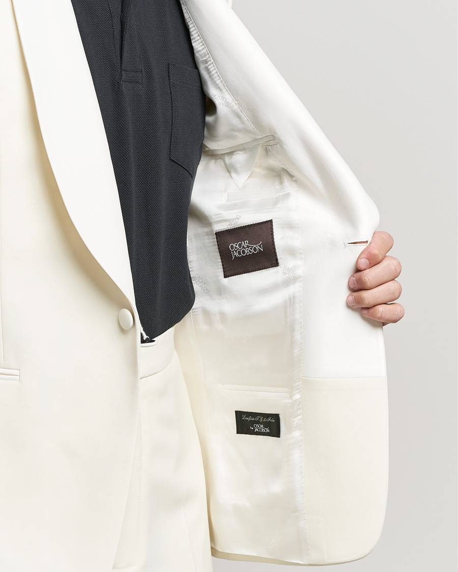 Men | Suits | Oscar Jacobson | Figaro Light Wool Tuxedo Creme