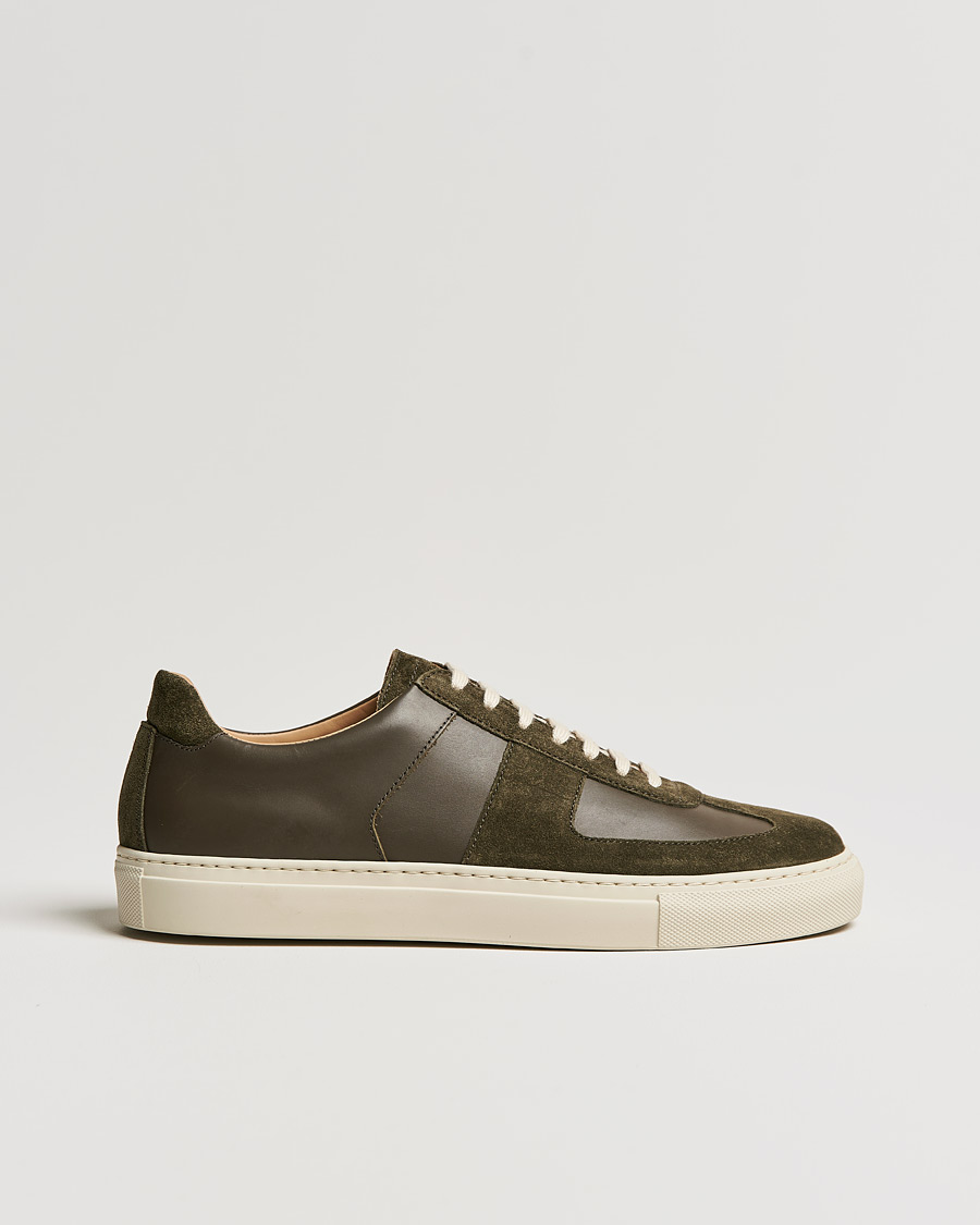 Men | Sweyd 0662 Calf/Suede Sneakers Moss | Sweyd | 0662 Calf/Suede Sneakers Moss
