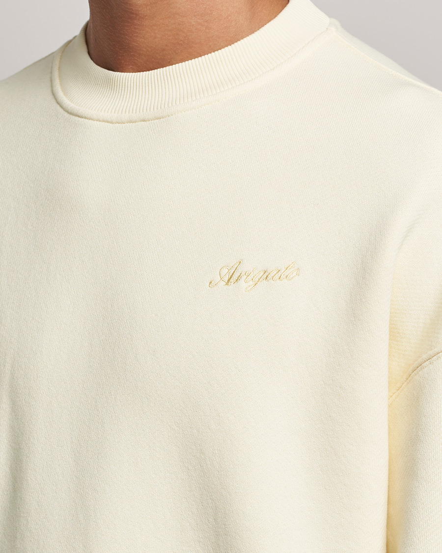 Men | Sweaters & Knitwear | Axel Arigato | Primary Sweatshirt Pale Yellow