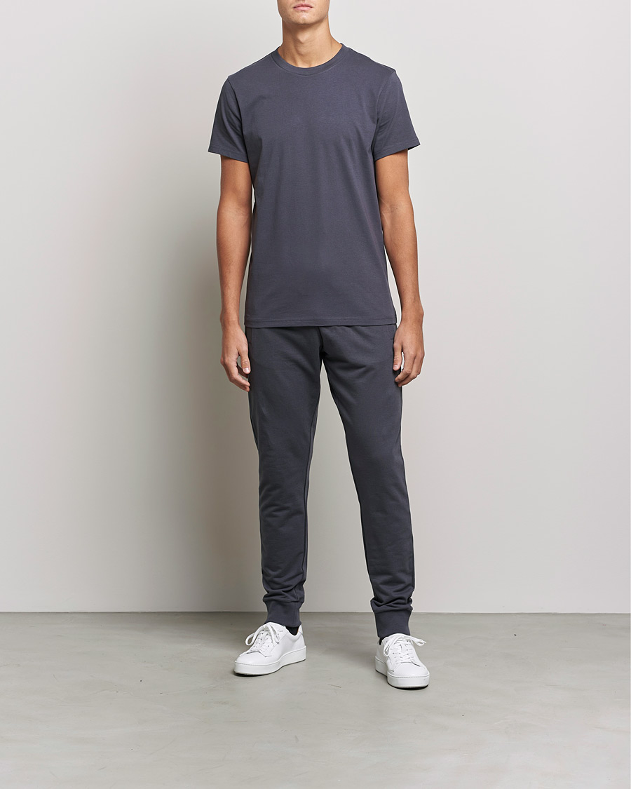 Men | T-Shirts | Bread & Boxers | Heavy Cotton Crew Neck T-shirt Iron Grey