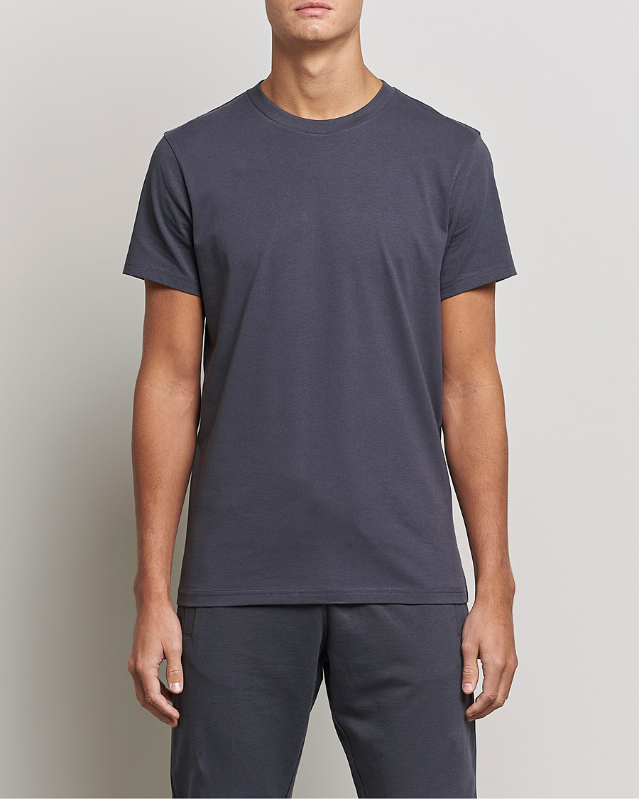 Men | T-Shirts | Bread & Boxers | Heavy Cotton Crew Neck T-shirt Iron Grey