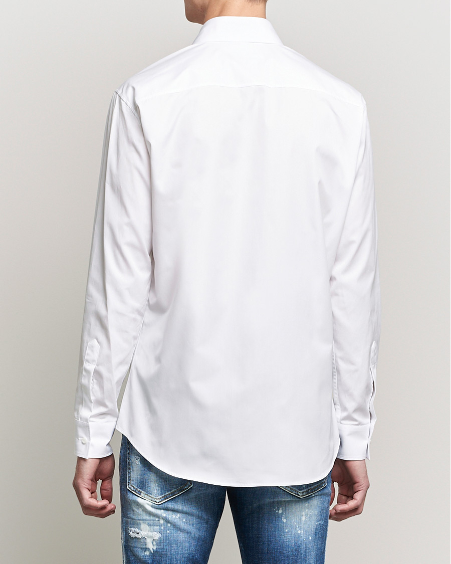 Men | Shirts | Dsquared2 | Poplin Dress Shirt White
