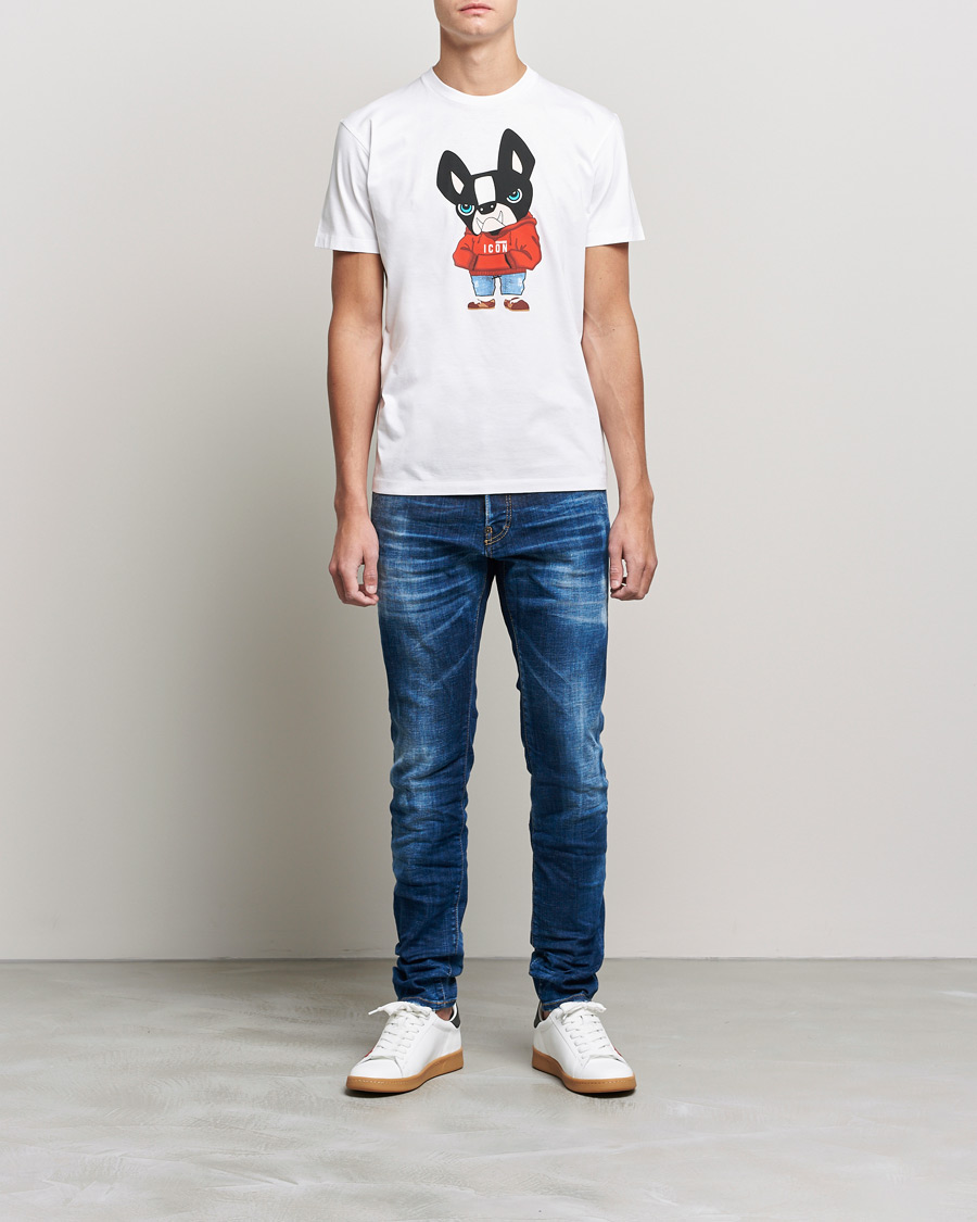 Men | T-Shirts | Dsquared2 | Icon Ciro Tee White