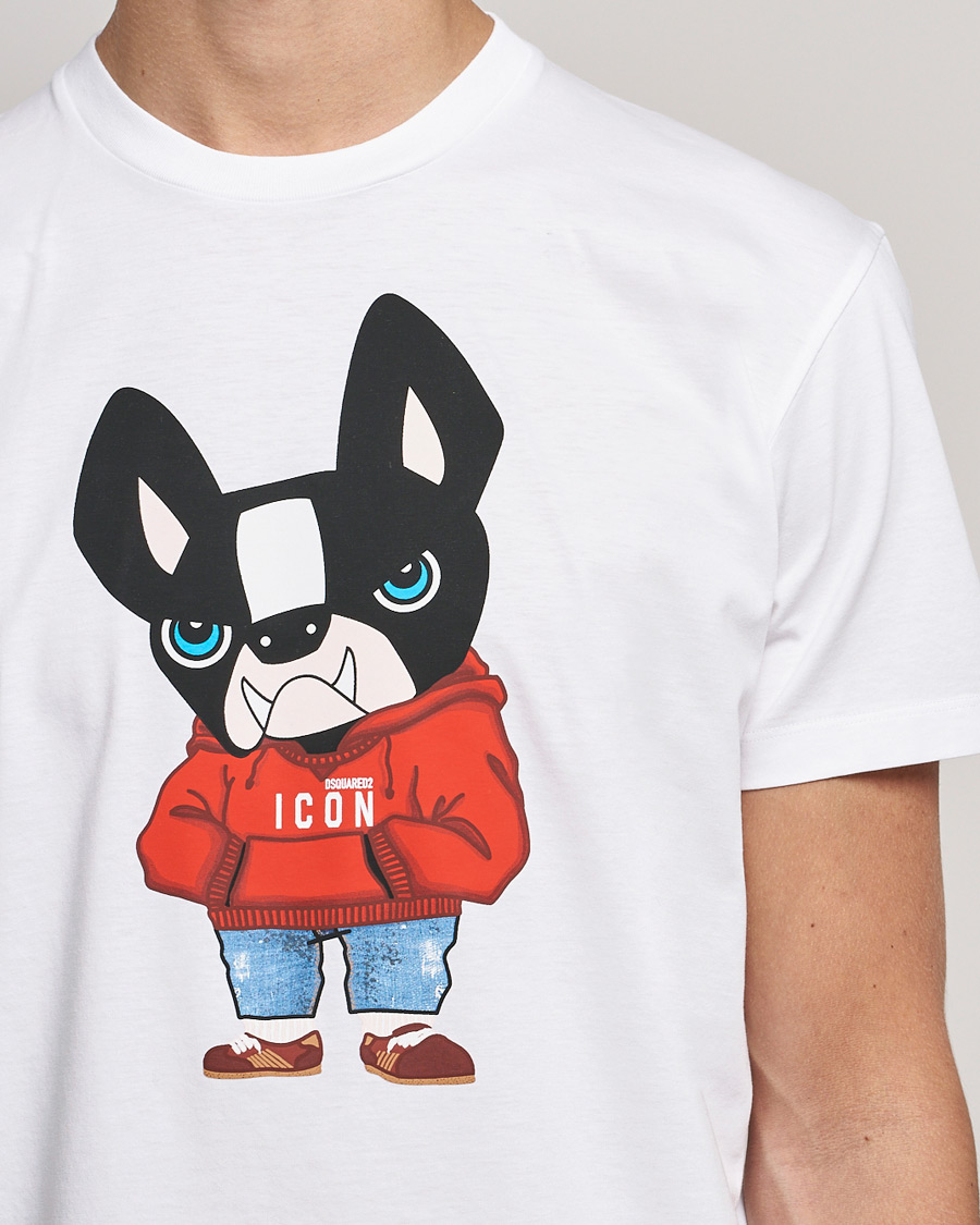 Men | T-Shirts | Dsquared2 | Icon Ciro Tee White