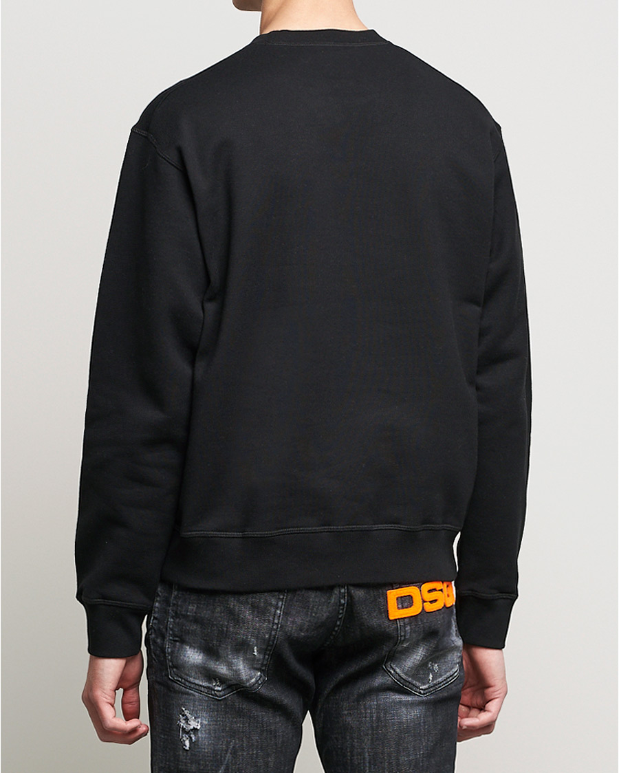 Men | Sweaters & Knitwear | Dsquared2 | Icon Tonal Logo Sweatshirt Black
