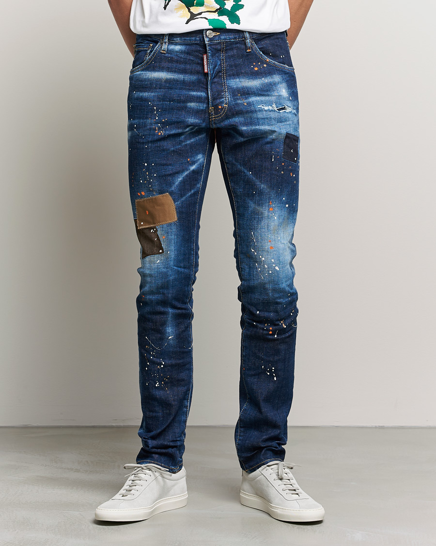 Men | Jeans | Dsquared2 | Cool Guy Patch Jeans Blue Wash