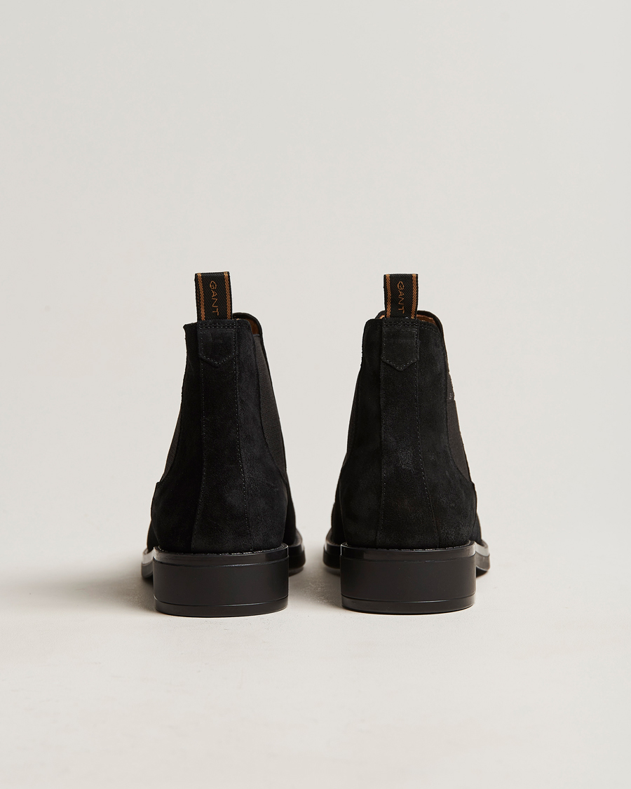 Men | GANT Brookly Suede Chelsea Boot Black | GANT | Brookly Suede Chelsea Boot Black
