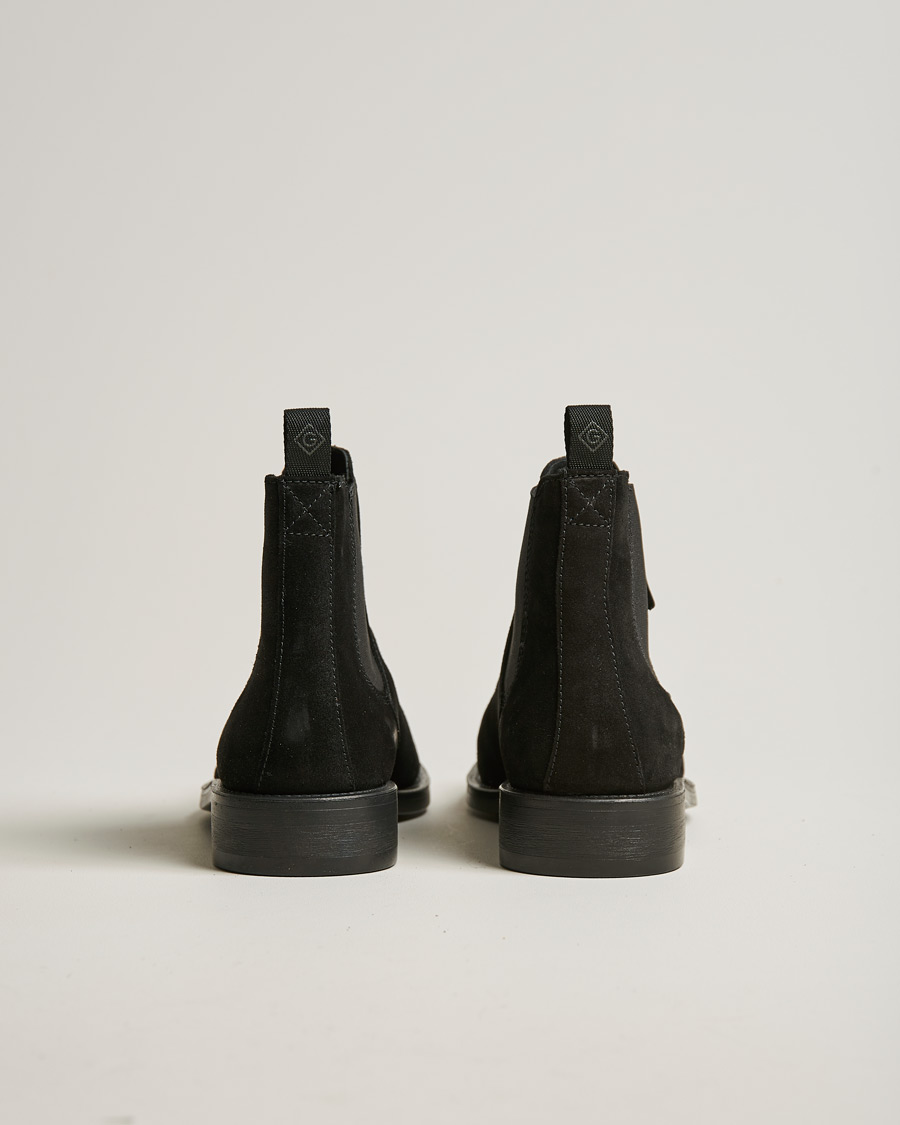 Men | GANT Brockwill Suede Chelsea Boot Black | GANT | Brockwill Suede Chelsea Boot Black
