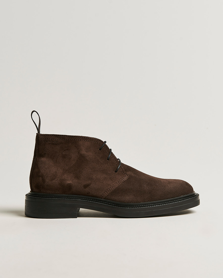 Men | GANT Fairwyn Suede Chukka Boot Dark Brown | GANT | Fairwyn Suede Chukka Boot Dark Brown