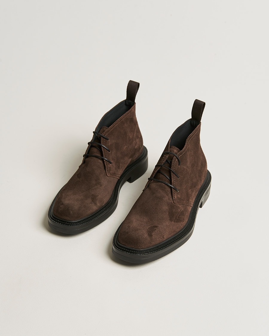 Men | GANT Fairwyn Suede Chukka Boot Dark Brown | GANT | Fairwyn Suede Chukka Boot Dark Brown