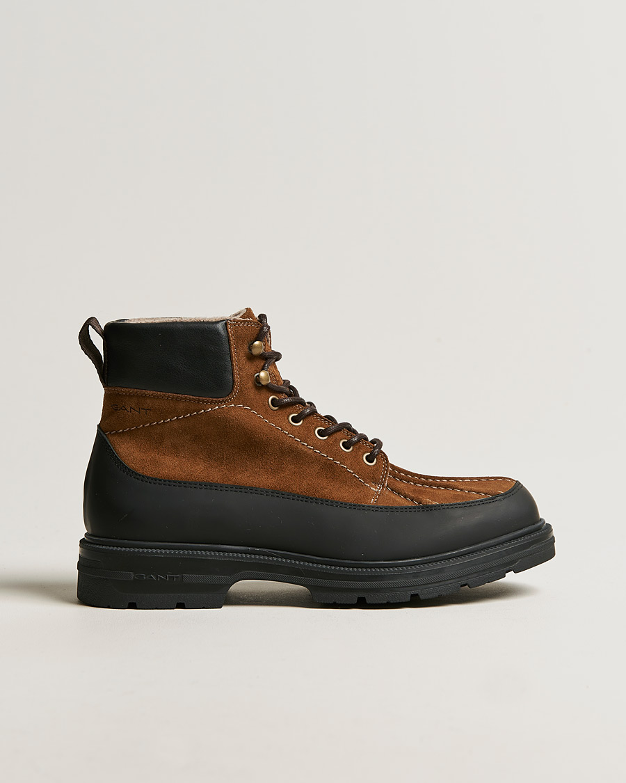Men | GANT Gretty Waterproof Mid Lace Boot Tobacco Brown | GANT | Gretty Waterproof Mid Lace Boot Tobacco Brown
