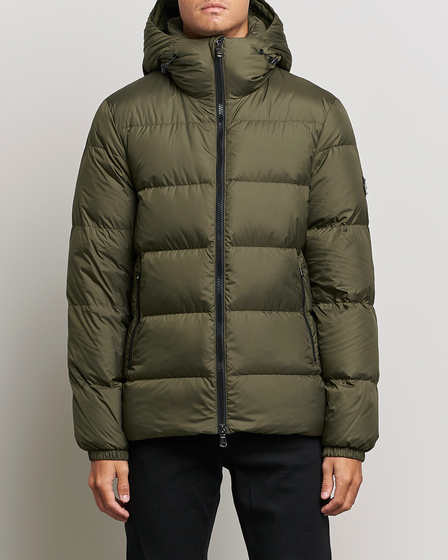 Men | Coats & Jackets | J.Lindeberg | Barrel Down Jacket Forest Green