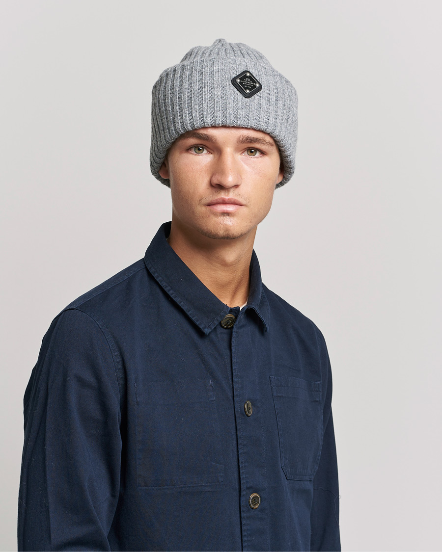 Men | J.Lindeberg Jive Wool Beanie Grey Melange | J.Lindeberg | Jive Wool Beanie Grey Melange