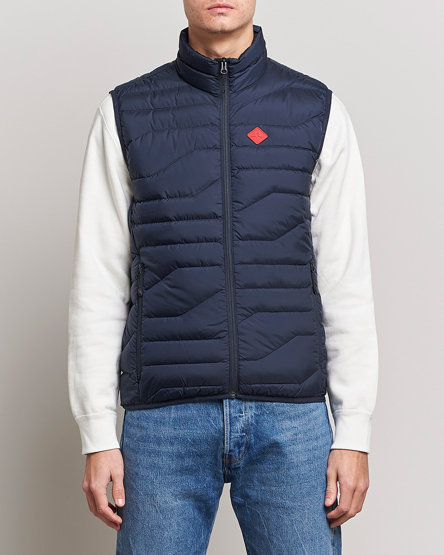 Men | Coats & Jackets | J.Lindeberg | Cliff Light Down Vest Navy