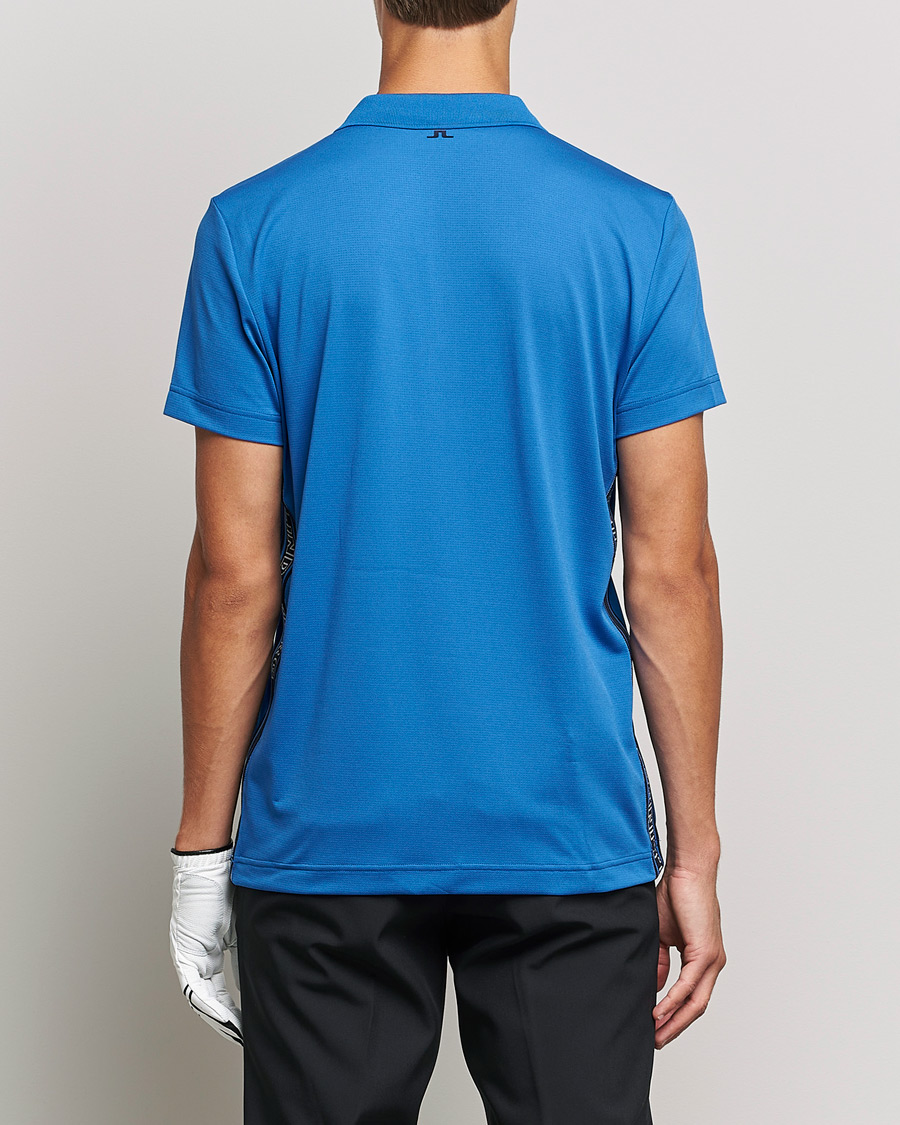 Men | Polo Shirts | J.Lindeberg | Diamond Regular Fit Polo Nautical Blue
