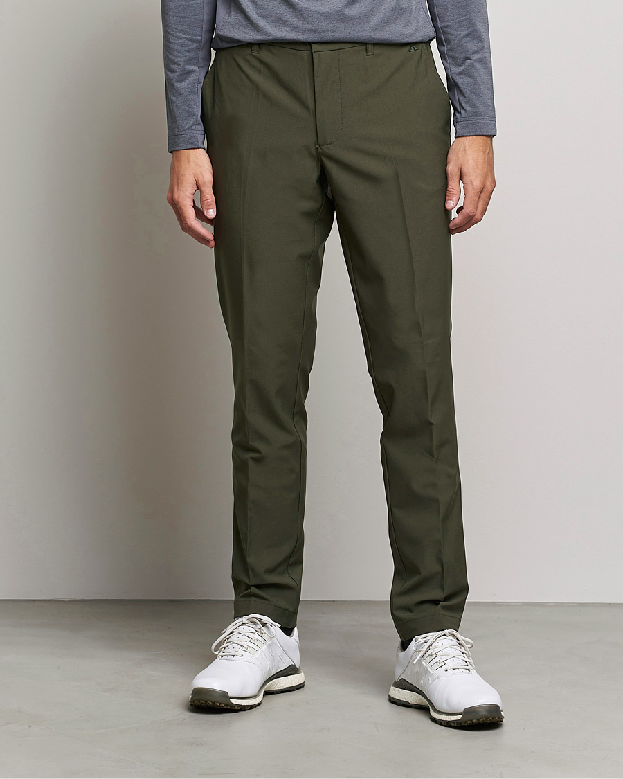 Men | Trousers | J.Lindeberg | Ellot Pants Forest Green