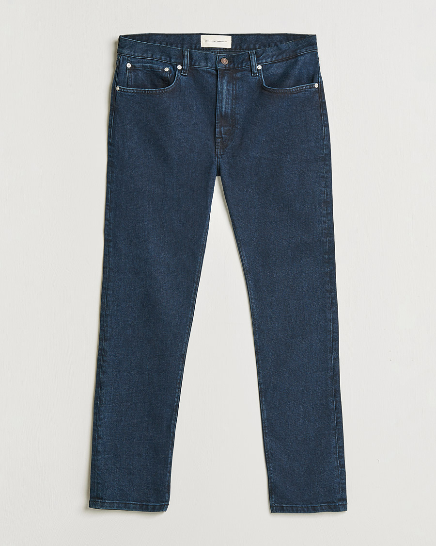 Men | Trousers | Jeanerica | TM005 Tapered Jeans Blue Black