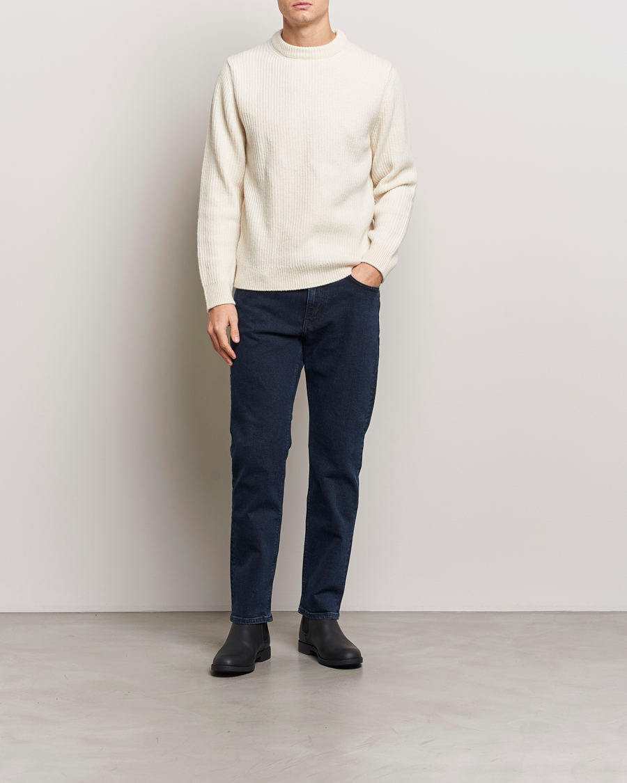 Men | Trousers | Jeanerica | TM005 Tapered Jeans Blue Black