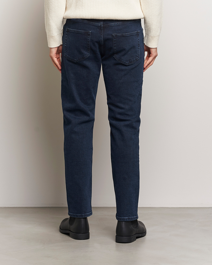 Men | Trousers | Jeanerica | TM005 Tapered Jeans Blue Black