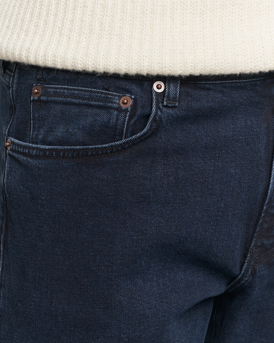 Men | Trousers | Jeanerica | TM005 Tapered Jeans Blue Black