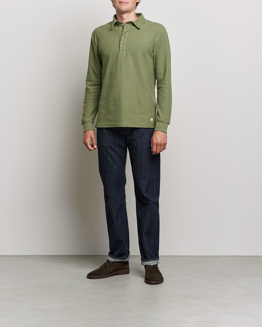 Men | Sweaters & Knitwear | Armor-lux | Polo Cotton Pique Miltary