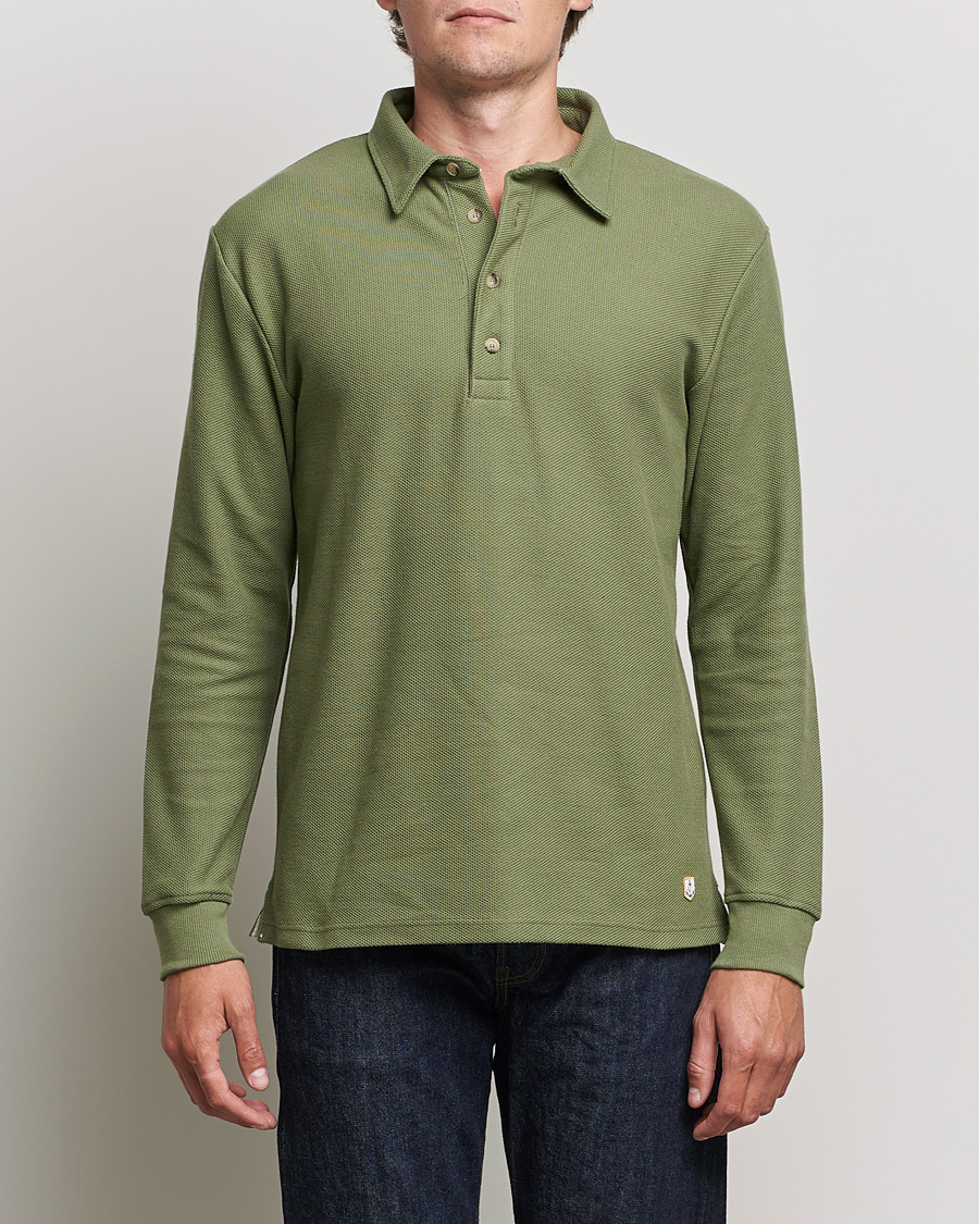 Men | Sweaters & Knitwear | Armor-lux | Polo Cotton Pique Miltary