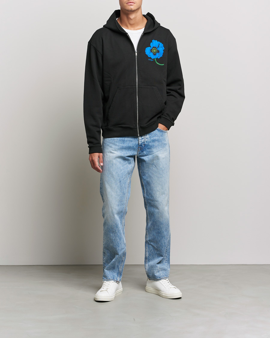Men | Sweaters & Knitwear | KENZO | Graphic Classic Zip Hoodie Black