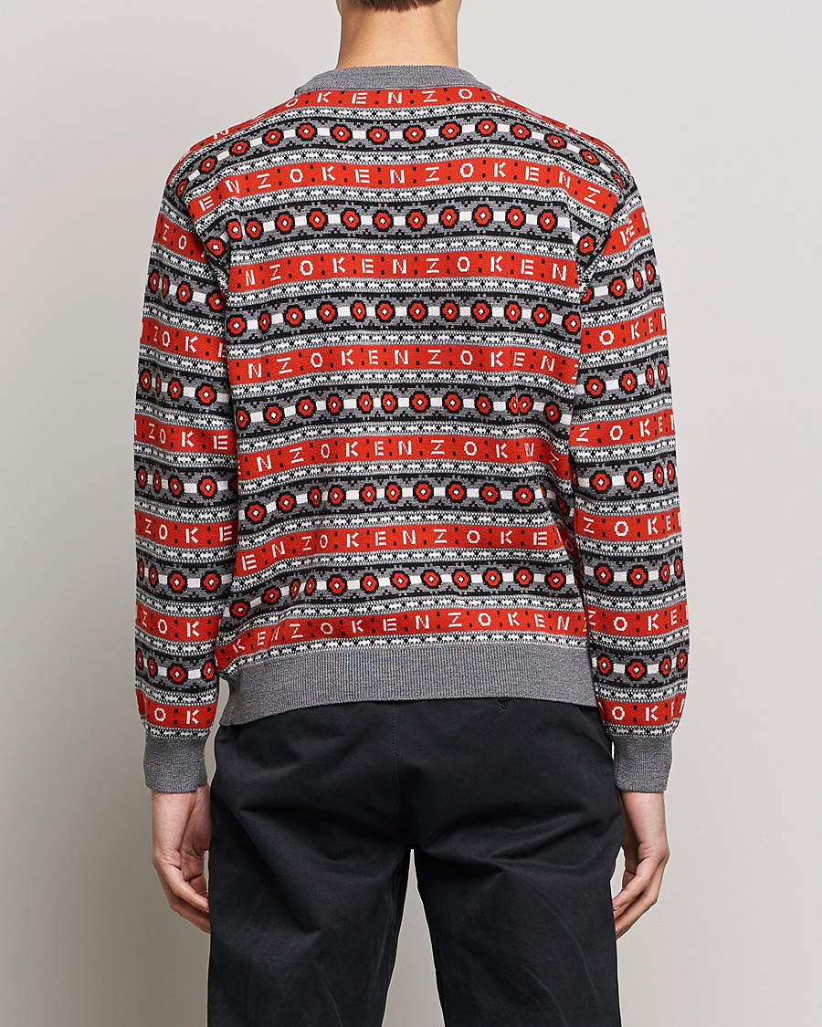Men | Sweaters & Knitwear | KENZO | Jacquard Jumper Medium Red