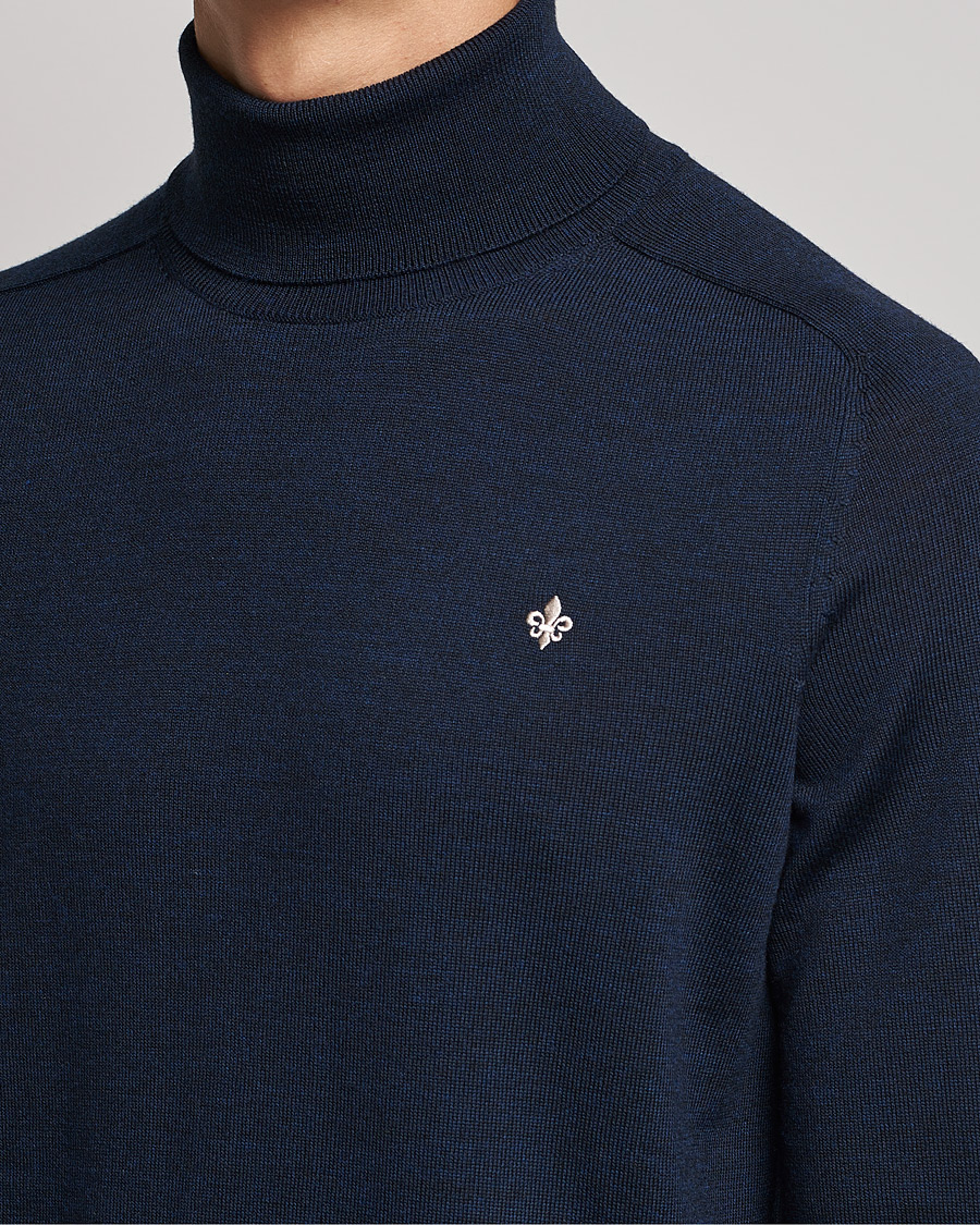 Men | Sweaters & Knitwear | Morris | Merino Rollneck Navy