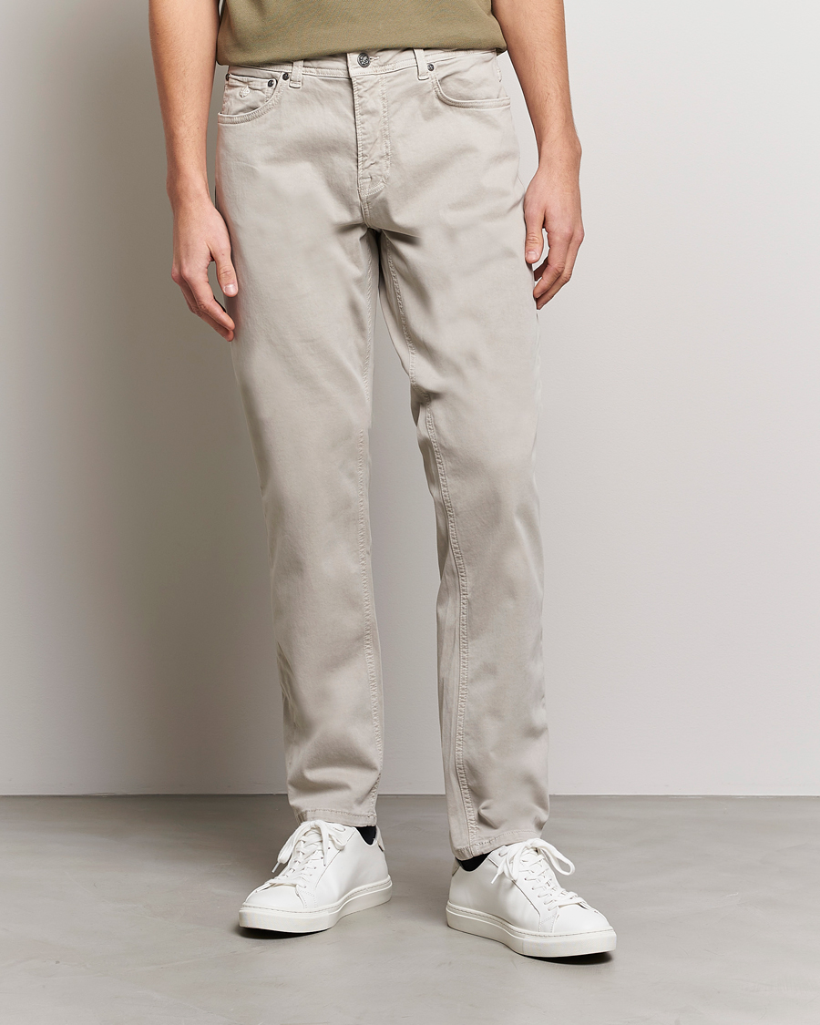 Men | Trousers | Morris | James Brushed Chinos Khaki