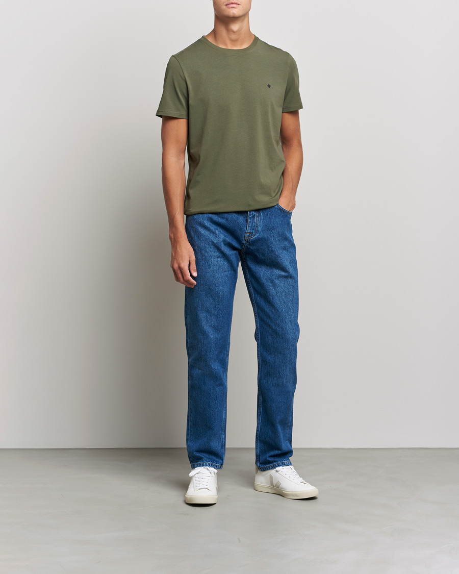 Men | T-Shirts | Morris | James Crew Neck T-shirt Olive