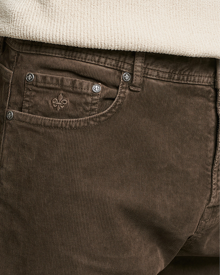 Men | Trousers | Morris | James Corduroy 5-Pocket Pants Dark Brown