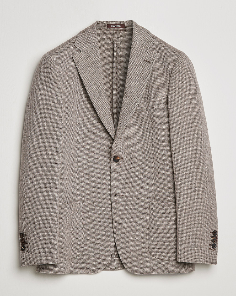 Men | Blazers | Morris Heritage | Mike Cashmere Blazer Khaki